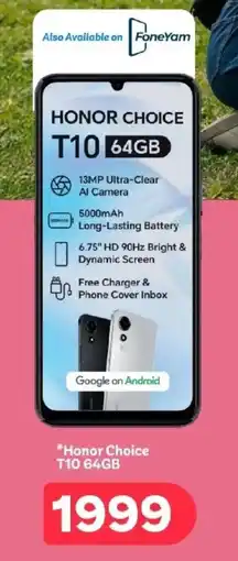 PEP Honor Choice T10 64GB offer