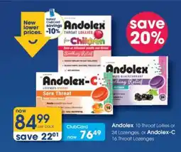 Clicks Andolex-C offer