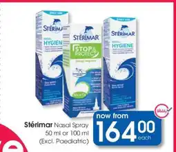 Clicks Stérimar Nasal Spray offer