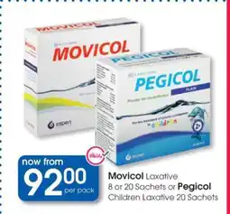 Clicks Movicol Laxative or Pegicol Children Laxative offer