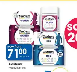 Clicks Centrum Multivitamins offer