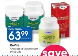 Clicks ReVite Omega or Magnesium Products offer