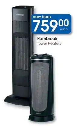 Clicks Kambrook Tower Heaters offer