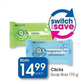 Clicks Clicks Soap Bars 175 g offer