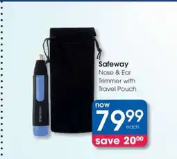 Clicks Safeway Nose & Ear Trimmer with Travel Pouch offer