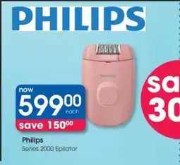 Clicks Philips Series 2000 Epilator offer