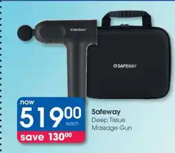 Clicks Safeway Deep Tissue Massage Gun offer