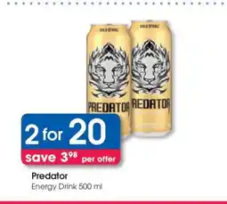 Clicks Predator offer