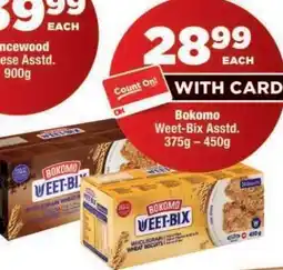 OK Foods Bokomo Weet-Bix Asstd offer