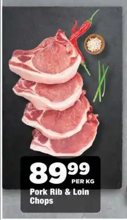 OK Foods PORK RIB & LOIN CHOPS offer