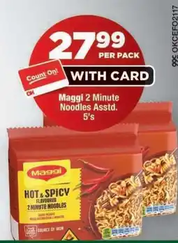 OK Foods Maggi 2 Minute Noodles Assorted 5's offer