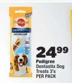 OK Foods Pedigree Dentastix Dog Treats 3's offer