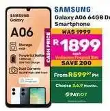 Game Samsung Galaxy A06 64GB Dual Smartphone offer