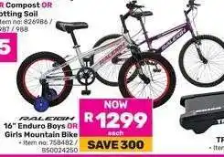 Game 16 Enduro Boys OR Girls Mountain Bike offer