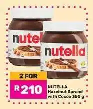 Game Nutella Hazelnut Spread with Cocoa 350 g offer