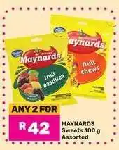 Game Maynards Sweets 100 g Assorted offer