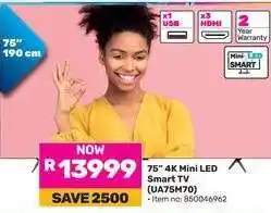 Game 75 4K Mini LED Smart TV (UA75M70) offer