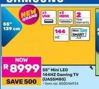 Game 55 Mini LED 144HZ Gaming TV (UA55M80) offer