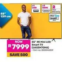 Game 55 4K Mini LED Smart TV (UA55M70HA) offer