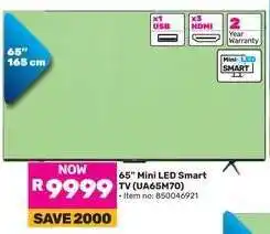 Game 65 Mini LED Smart TV (UA65M70) offer