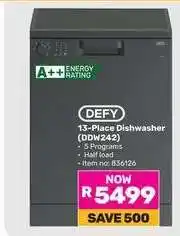 Game Defy 13 Place Dishwasher DDW242 offer