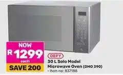 Game 30 L Solo Model Microwave Oven (DMO 390) offer
