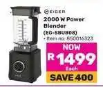 Game EIGER 2000 W Power Blender offer