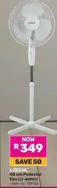 Game LÖGIK 40 cm Pedestal Fan (LT-40P01) offer