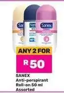 Game SANEX Anti-perspirant Roll-on 50 ml offer