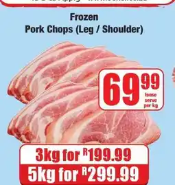 Boxer Frozen Pork Chops (Leg / Shoulder) offer