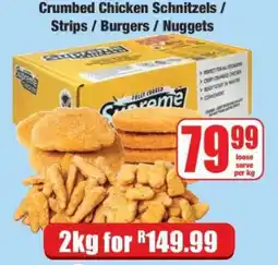 Boxer Crumbed Chicken Schnitzels / Strips / Burgers / Nuggets offer