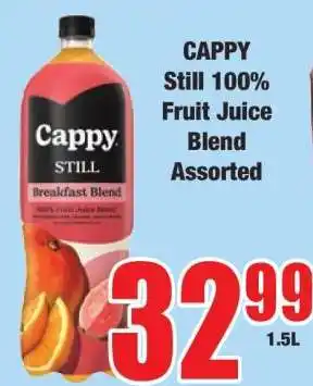 Boxer CAPPY Still 100% Fruit Juice Blend Assorted offer