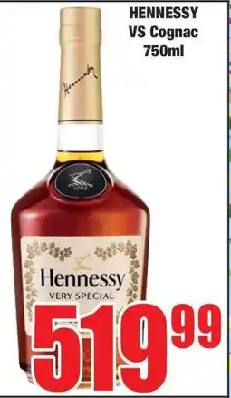 Boxer Hennessy VS Cognac-750ml offer