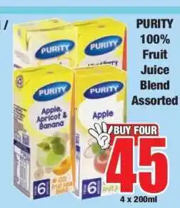 Boxer PURITY 100% Fruit Juice Blend Assorted offer