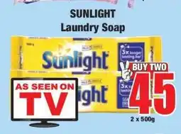 Boxer Sunlight Laundry Soap offer