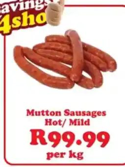 Check Save Mutton Sausages offer