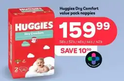 PEP Huggies Dry Comfort nappies offer