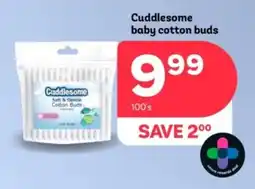 PEP Cuddlesome baby cotton buds offer
