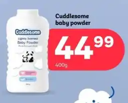 PEP Cuddlesome baby powder offer