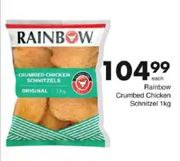 Save Rainbow Crumbed Chicken Schnitzel offer