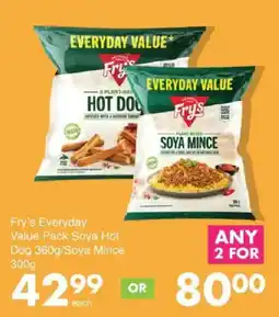 Save Fry's Everyday Value Pack Soya Hot Dog/Soya Mince offer