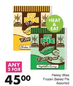 Save Penny Wise Frozen Baked Pie Assorted offer