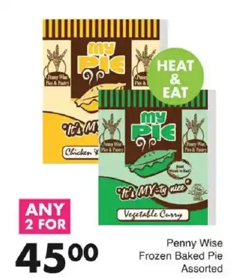 Save Penny Wise Frozen Baked Pie Assorted offer
