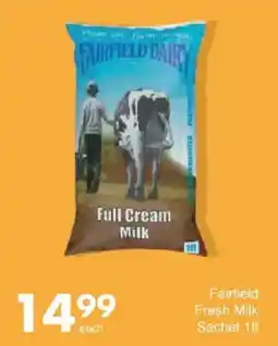 Save Fairfield Fresh Milk Sachet offer