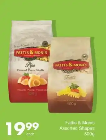 Save Fattis & Monis Assorted Shapes offer