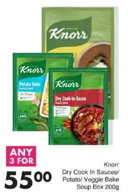 Save Knorr Dry Cook In Sauces/ Potato/ Veggie Bake Soup Box offer