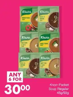 Save Knorr Packet Soup Regular offer