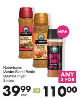 Save Robertsons Master Blend Bottle/Airfryer Spices offer