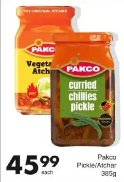 Save Pakco Pickle/Atchar offer