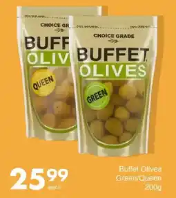 Save Buffet Olives Green/Queen offer